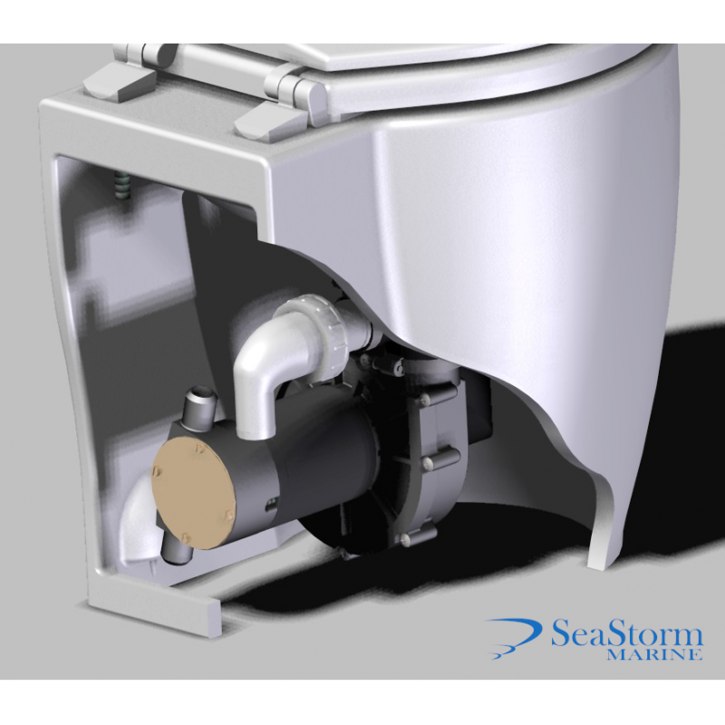 Toilet Marine Silent Luxury Hydrovacuum Compact