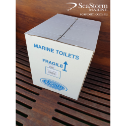 12V Luxury Marine Hydrovacuum Toilet - Ocean Technologies