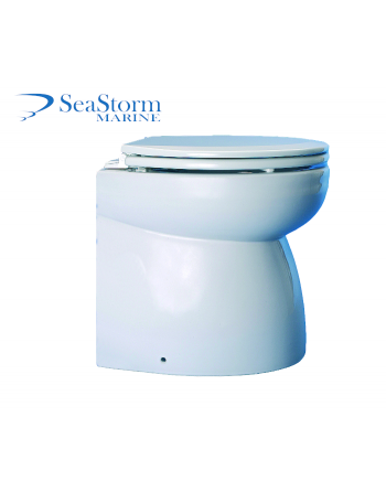 12V Deluxe Bidet Marine Hydrovacuum Toilet - Ocean Technologies