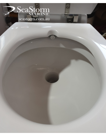 12V Deluxe Bidet Marine Hydrovacuum Toilet - Ocean Technologies