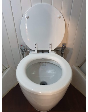 Installed - Bidet Kit for Laguna Luxury Marine Hydrovacuum Toilet - Ocean Technologies