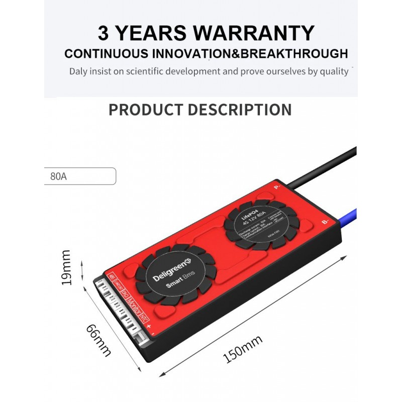 Daly - Deligreen BMS - control and protect your LiFePO4 pack Daly - Deligreen BMS - control and protect your LiFePO4 pack