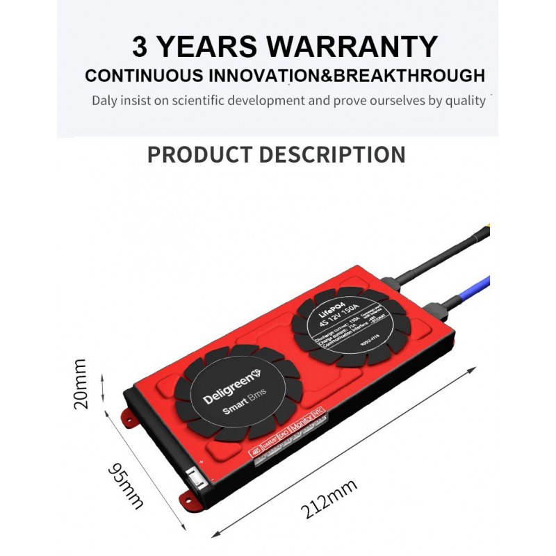 Daly - Deligreen BMS - control and protect your LiFePO4 pack