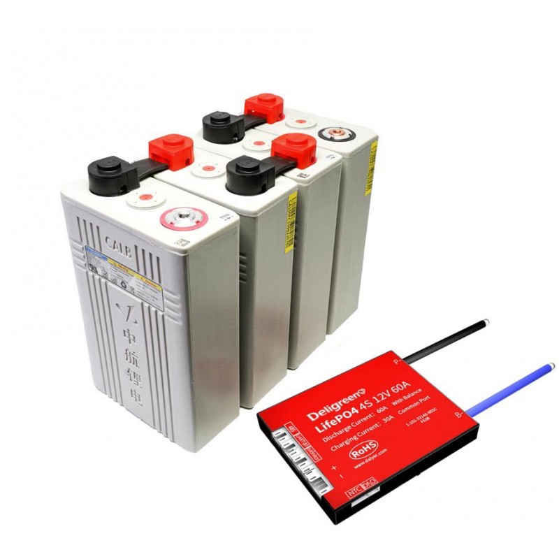 12 V, 100 Ah Lithium Battery Pack & BMS, Small Safe Powerful Reliable