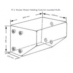 Waste Holding Tank Kit - 12V for Marine Toilets - Ocean Technologies